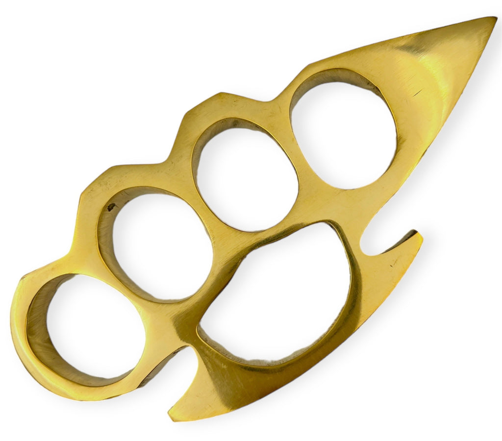 Real Brass Knuckles 4 Fingers Spike