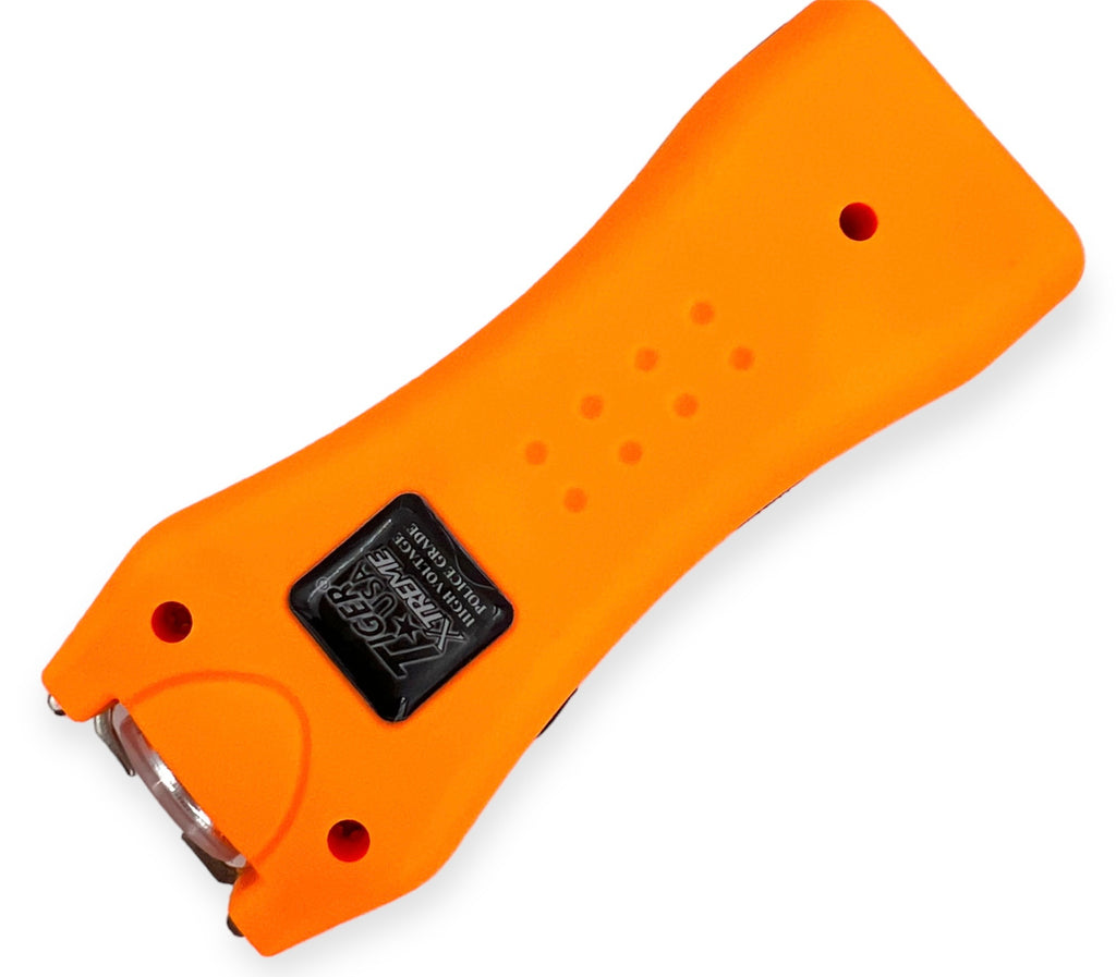 125 Million Mighty Warrior Stun Gun with 200 Lumens Flashlight ORANGE