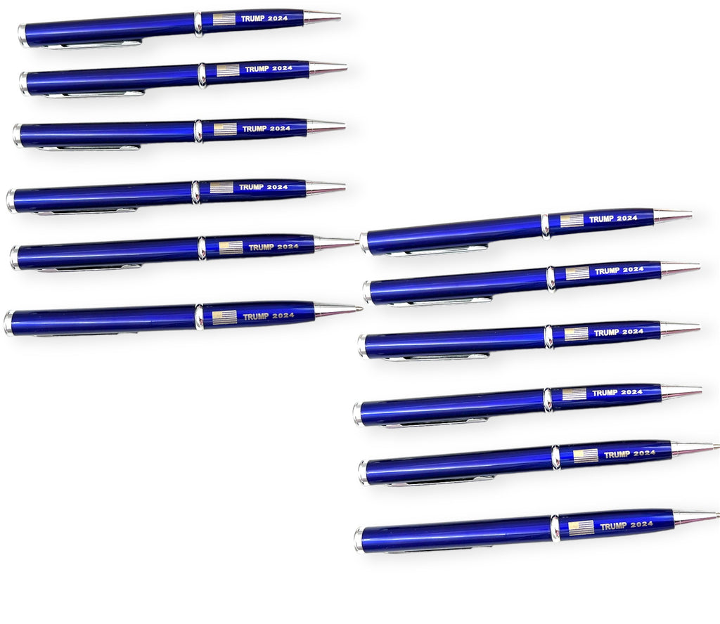 Pen Knife 12 PIECES Set - Blue TRUMP 2024