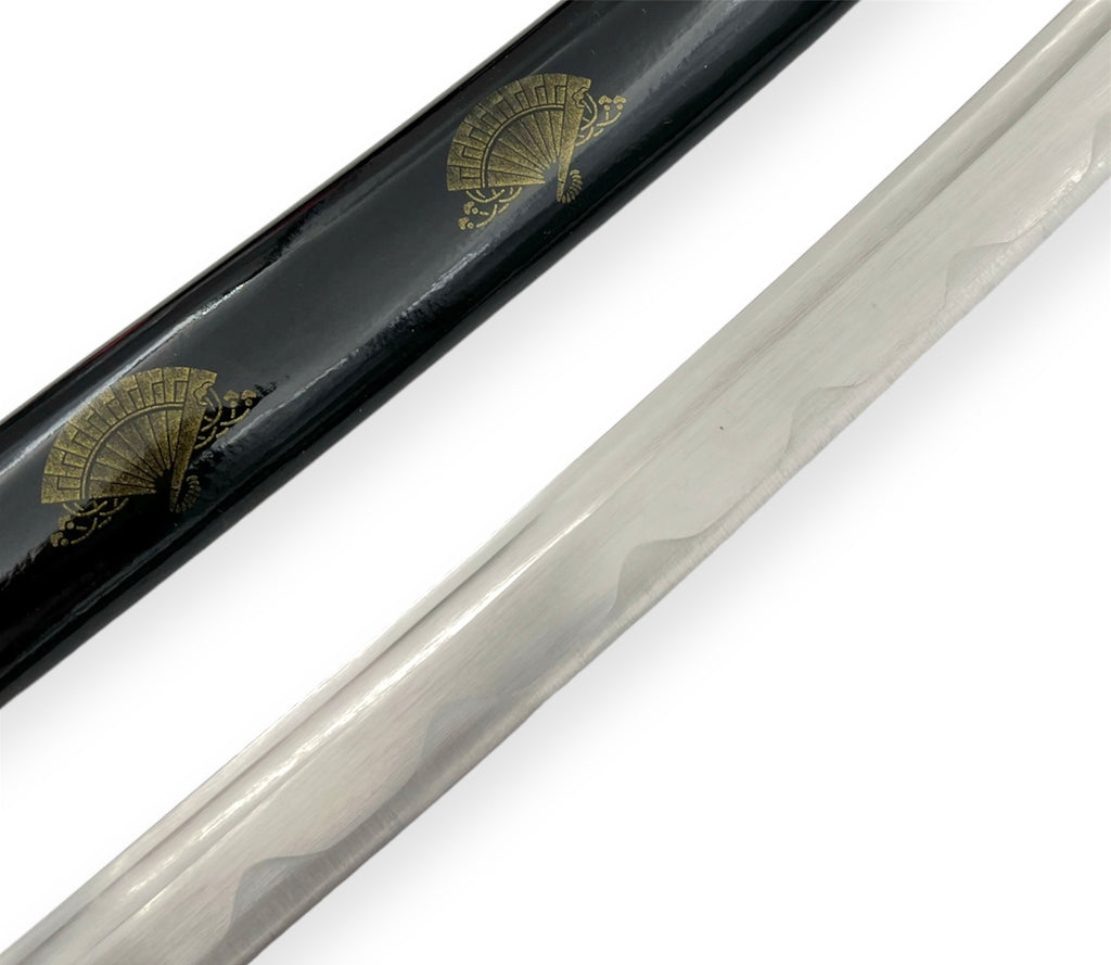 Katana Silver Blade -BLACK  (MSRP: $125) - Free Stand