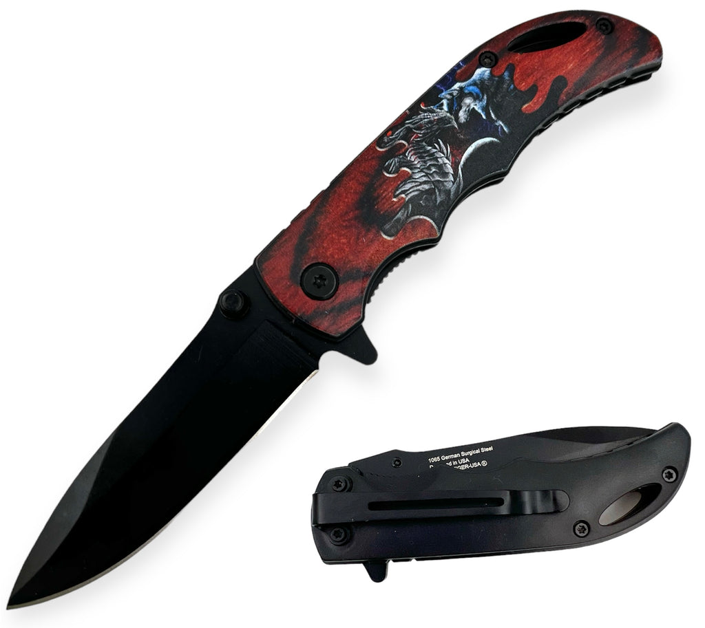 Wolf Tiger-USA Spring Assisted Drop Point