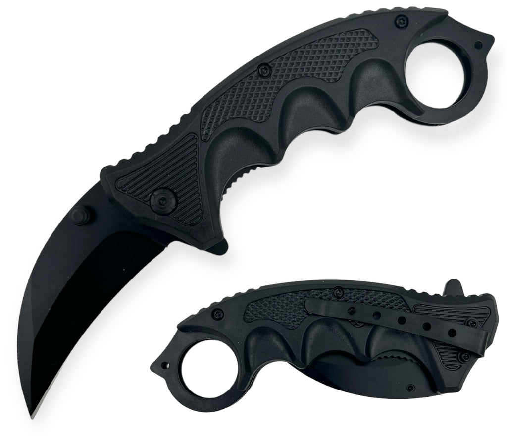 Black Folding Knife W.Clip