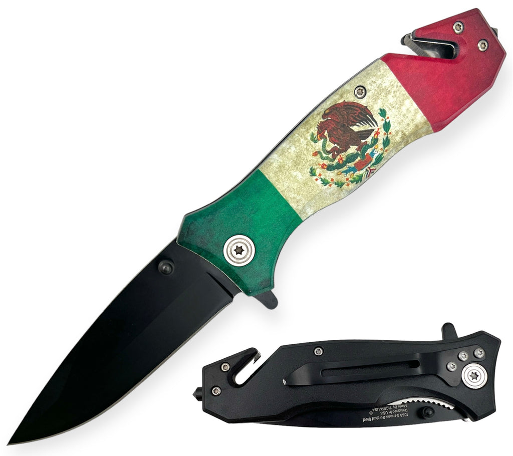 Tiger Usa® Folding Knife W. Clip  Mexico