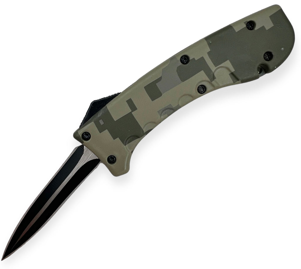 Covert Ops® Mini Otf Karambit style  (Green camo  )