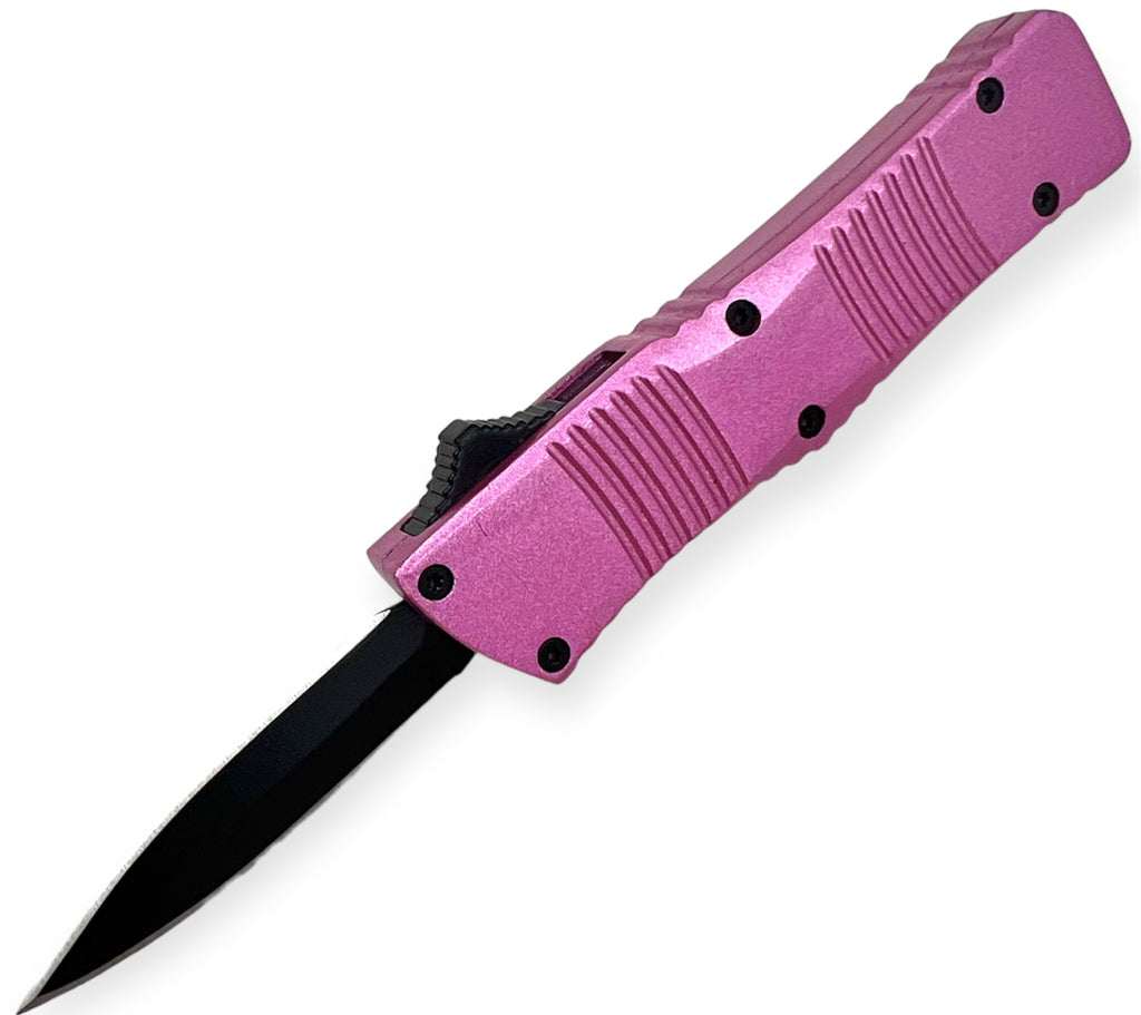5.0 INC Automatic Knife Drop Point   (Pink)