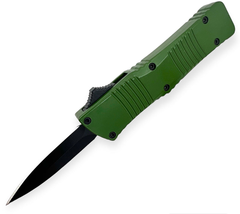 5.0 INC Automatic Knife Drop Point (Green)