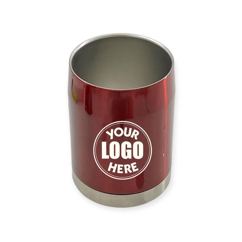 Coolie Lowball Tumbler Red Color Customized Logo