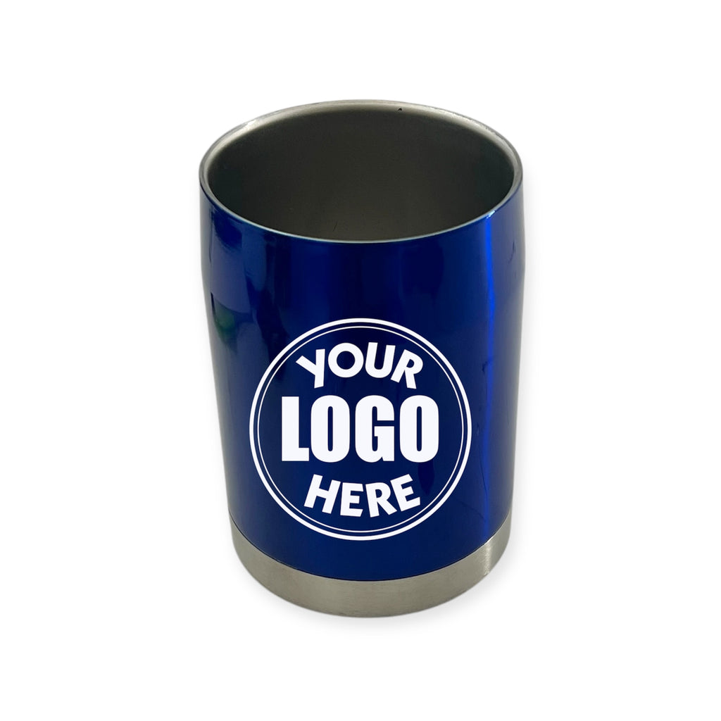Coolie Lowball Tumbler Royal Blue Color Customized Logo