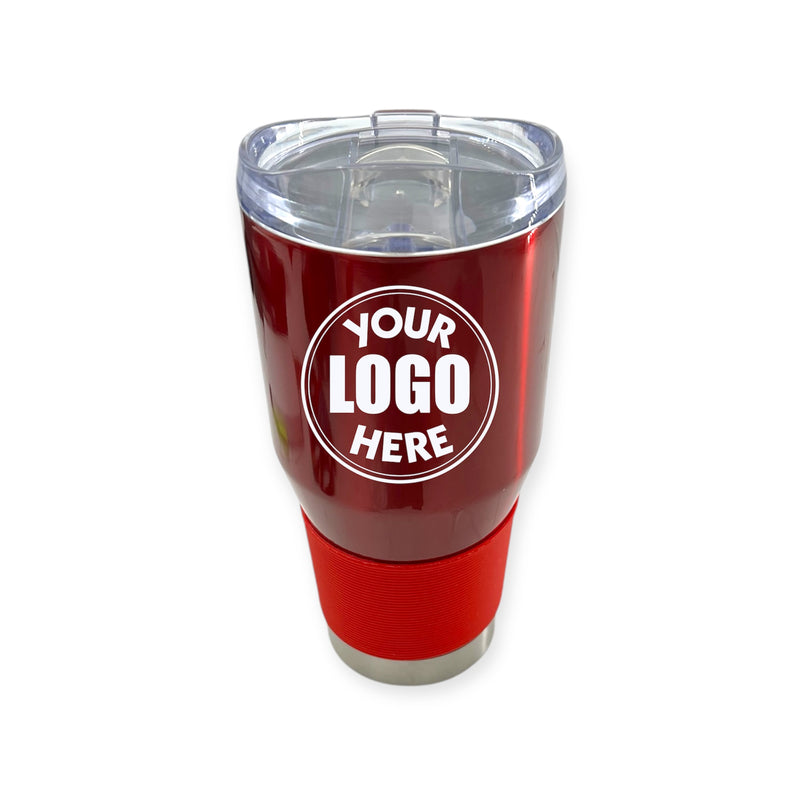 Coolie Lowball Tumbler Red Color 24 OZ Color Customized Logo