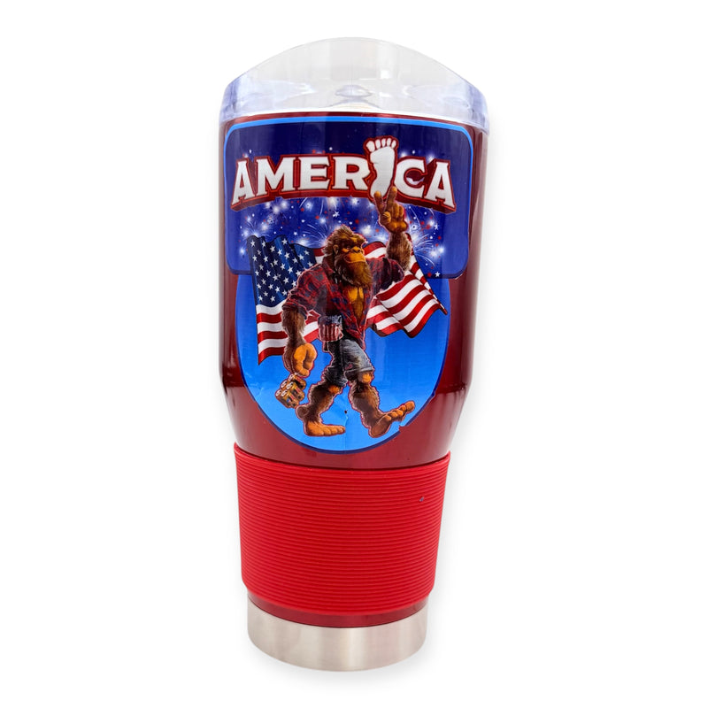 Coolie  Tumbler Red Color 24 OZ Color Customized American Monkey
