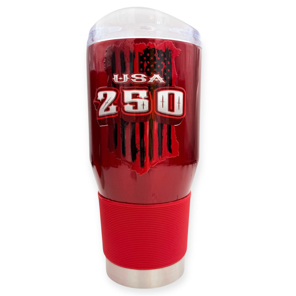 Coolie  Tumbler Red Color 24 OZ Color Customized  USA 250