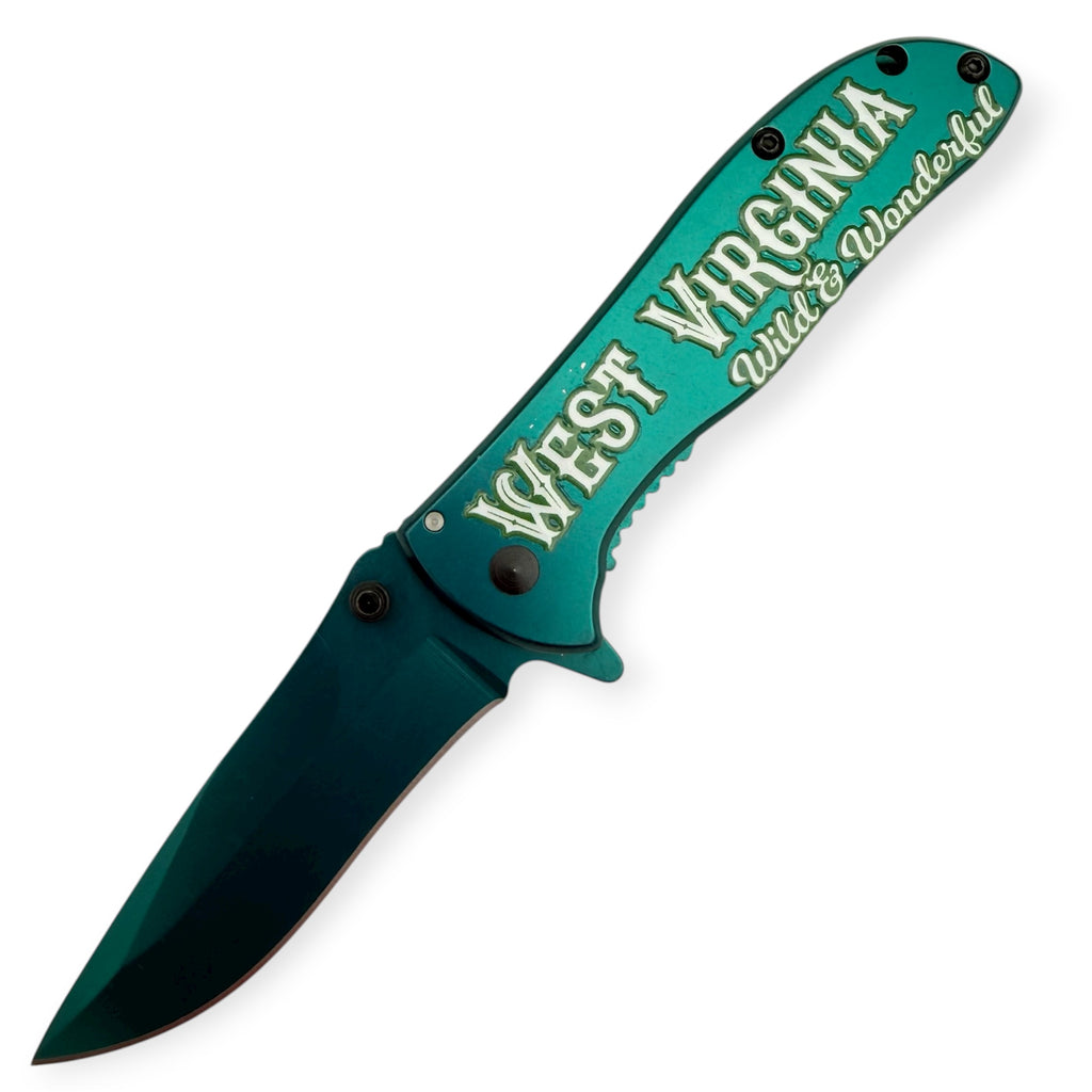 Spring Assisted Folding Knife -TL West Virginia (Wild & Wonderful)