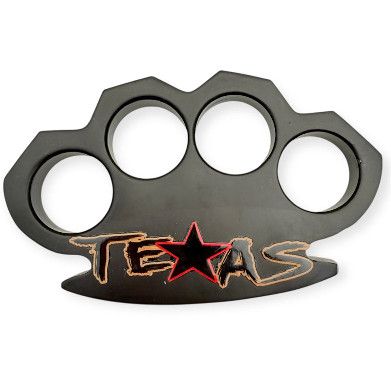 Black Brass Knuckle Duster Paper Weight