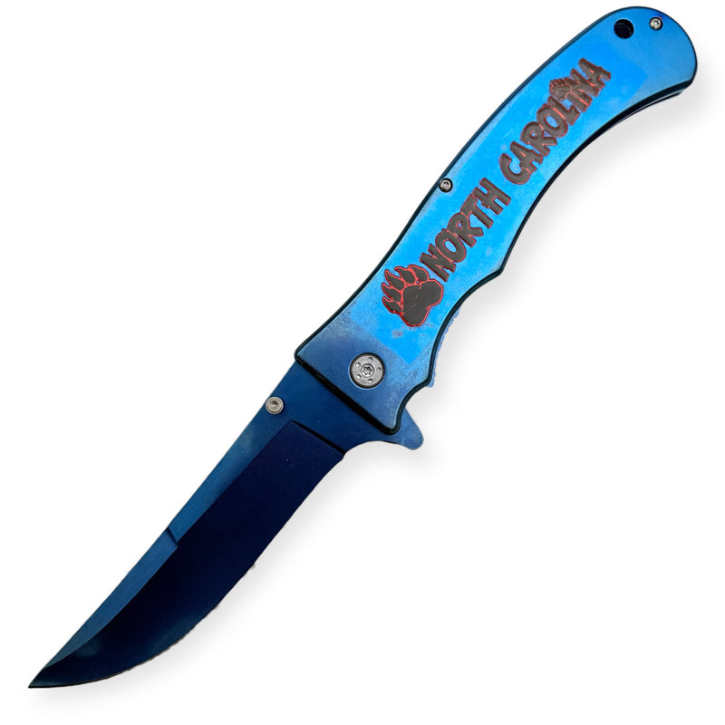 Tiger Usa® XL Heavy Duty Knife With Clip (BLUE ) North Carolina