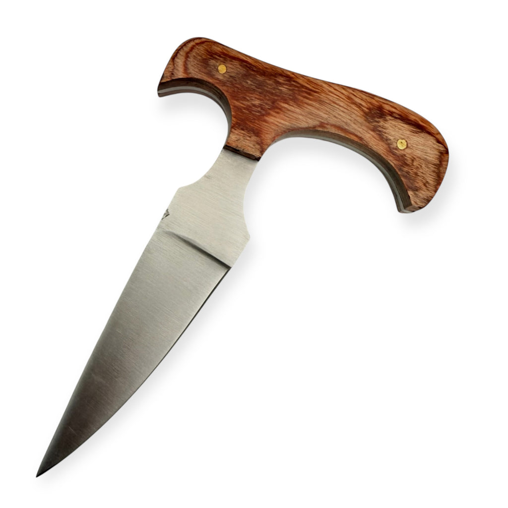 Red Deer®  6.0 inc Fighter Back Up Push Dagger W/Leather Case PD-04