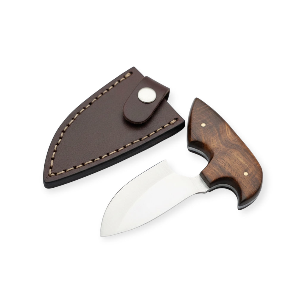 Red Deer® Fighter  Back Up Push Dagger Dark Brown