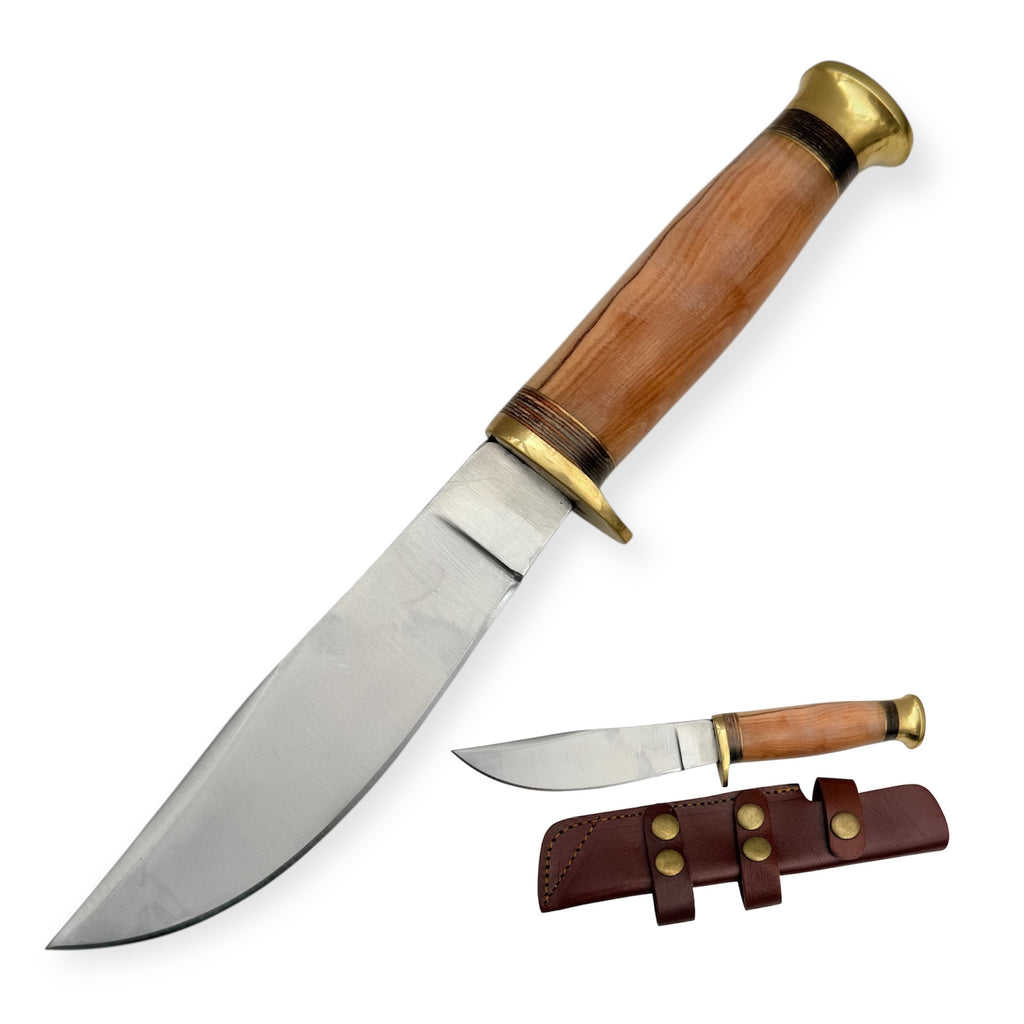 Red Deer® Hunting Knife W/Leather Sheath