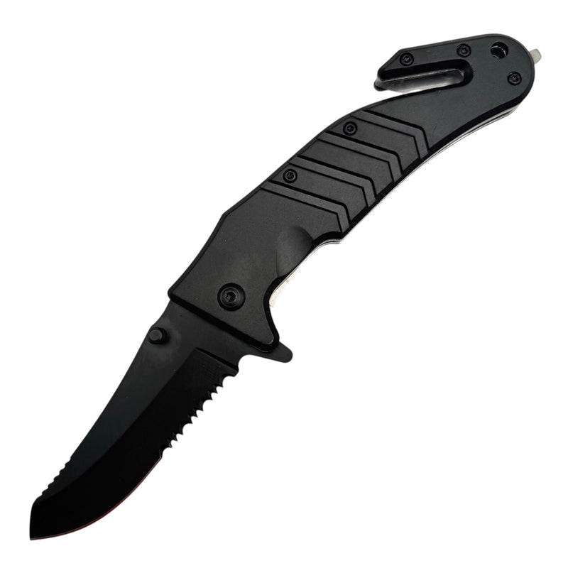 Tiger Usa® Rescue Tool Knife -Black