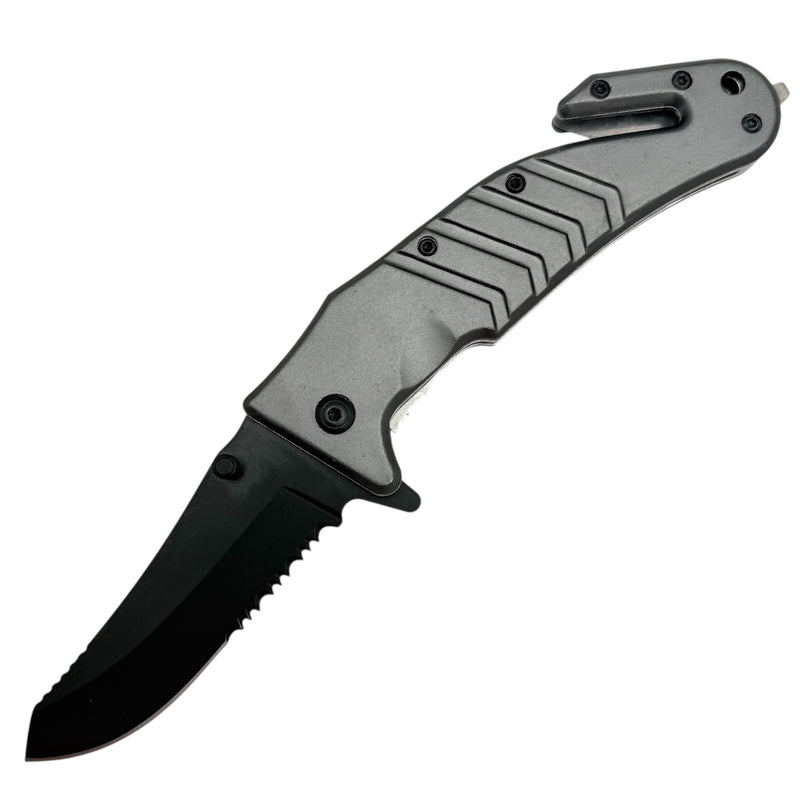 Tiger Usa® Rescue Tool Knife - Grey