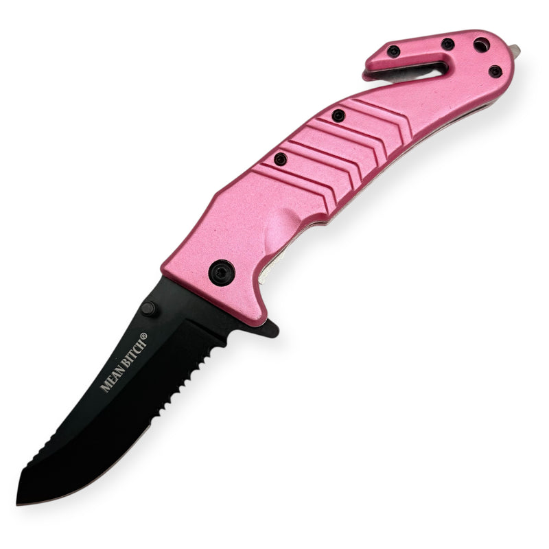 Tiger Usa® Rescue Tool Knife - Pink
