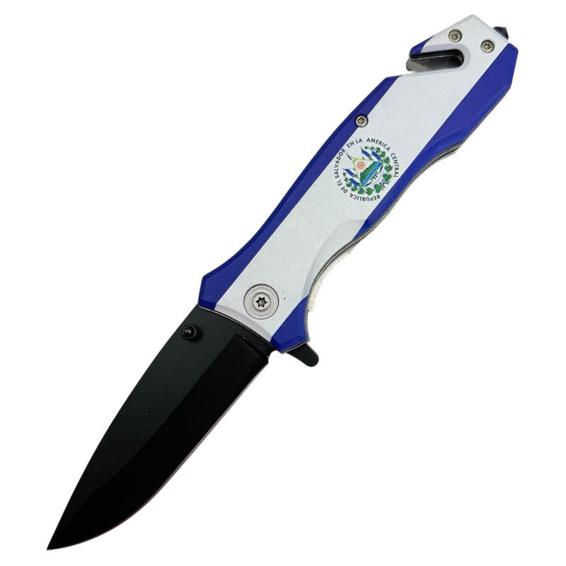 Tiger Usa® Folding Knife W. Clip El Salvador