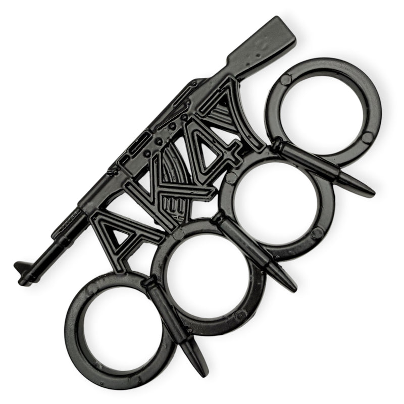 AK 47 Kalashnikova Bullet Knuckles Black