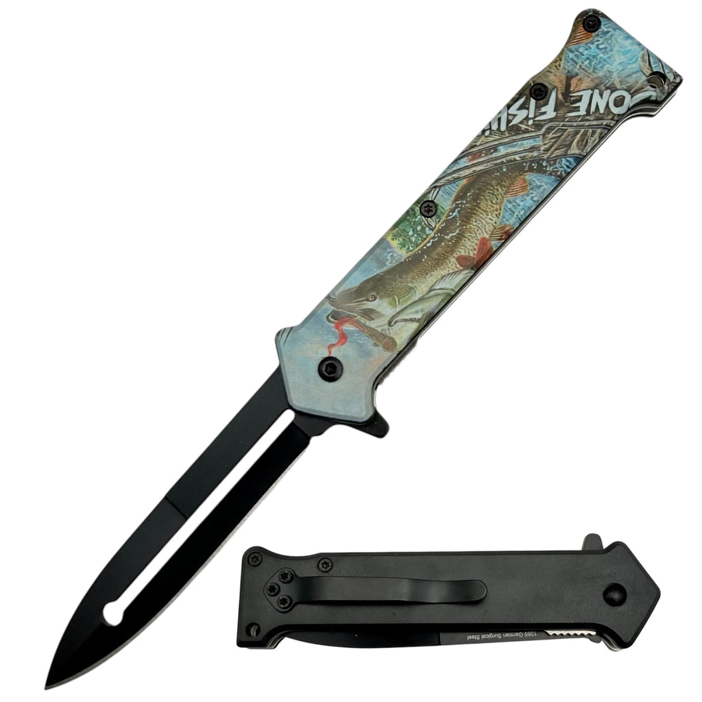 Tiger-USA Spring Assisted Knife FISH H
