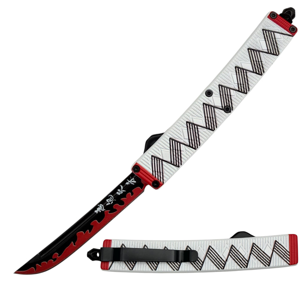 Demon Slayer-themed OTF (Out-The-Front) Automatic Knife