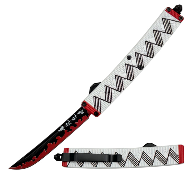 Demon Slayer-themed OTF (Out-The-Front) Automatic Knife