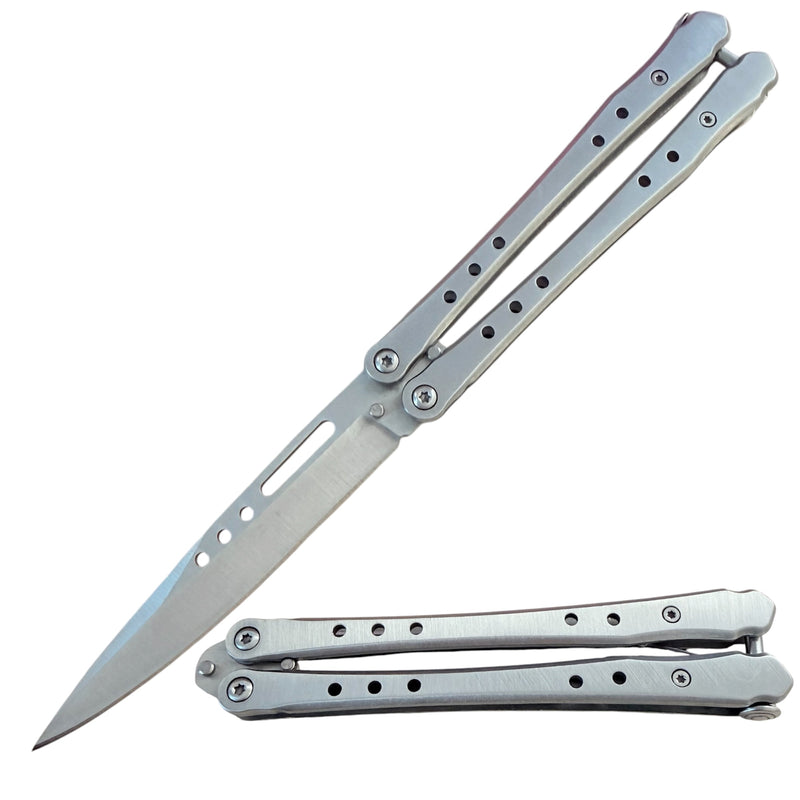 Interceptor Silver Butterfly Knife