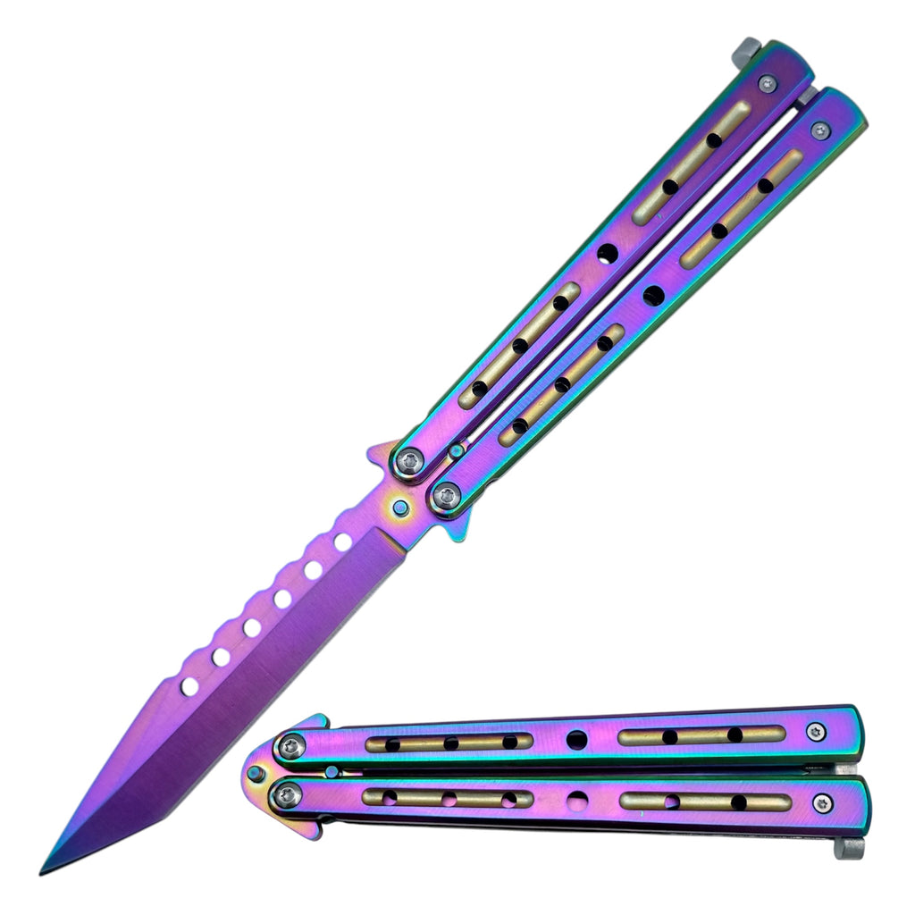 Aurora Tracker Butterfly knife
