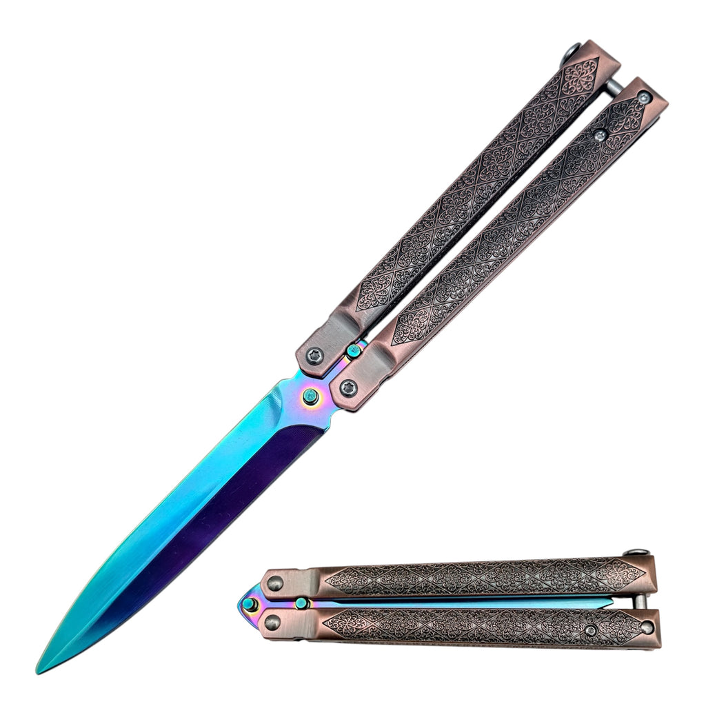 Copper Chroma  butterfly knife