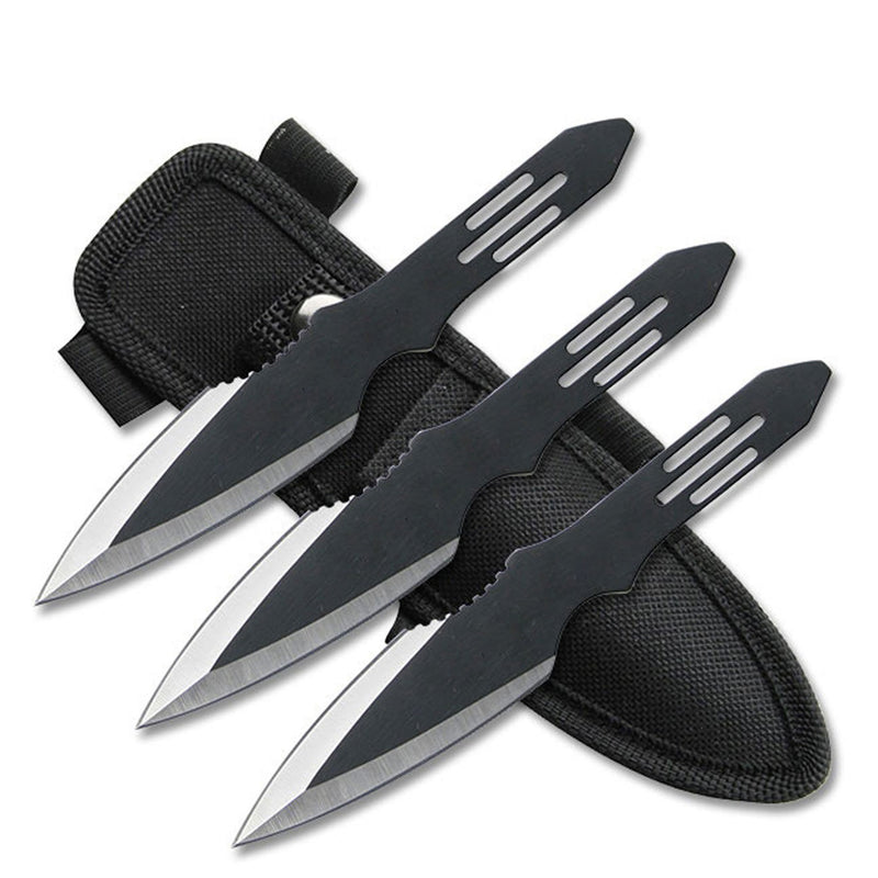 Tiger-USA®3 PC Throwing Knives Black