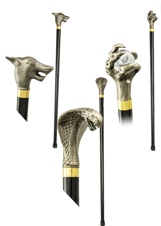 12 PIECES Walking Cane Mix 4 of each desin