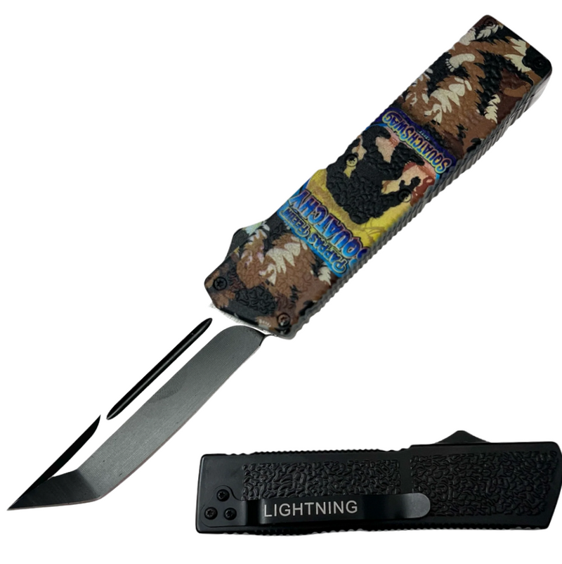 Lighting OTF Knife Tanto Half Bigfoot_PapaSquatch