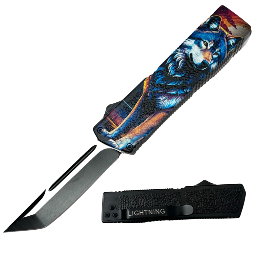 Lighting OTF Knife Tanto  Wolf