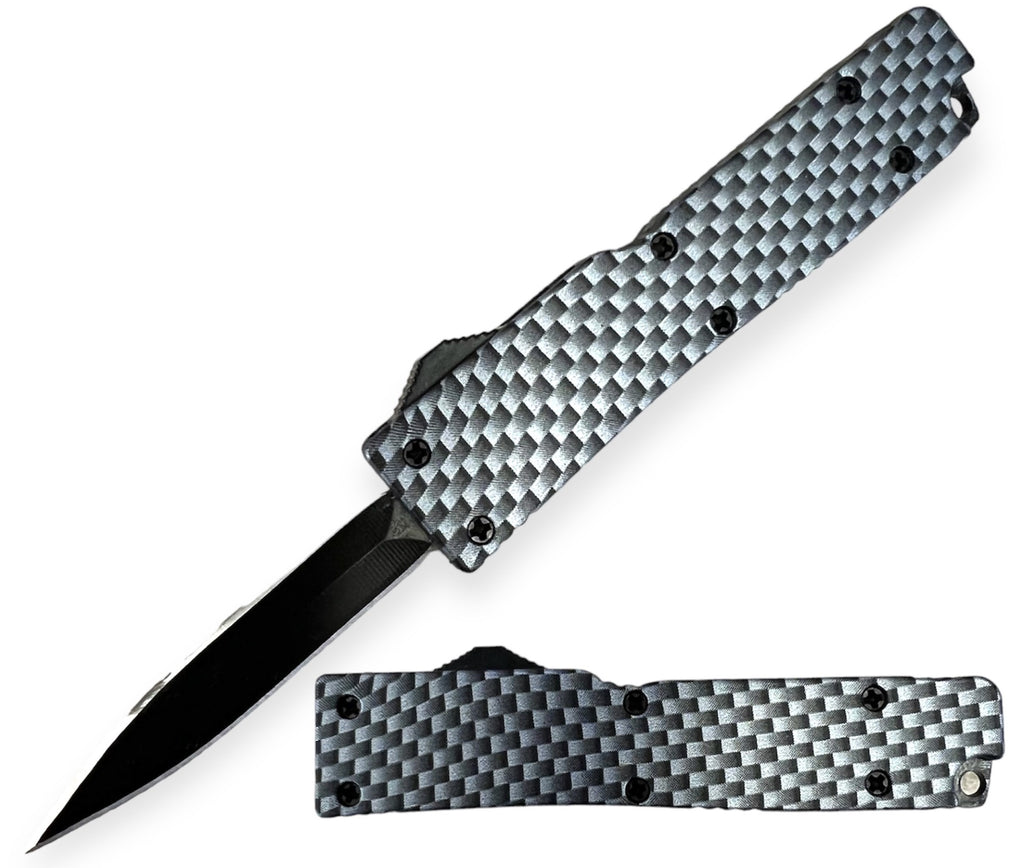5 Inch OTF Automatic Knife  American Carbon Fiber