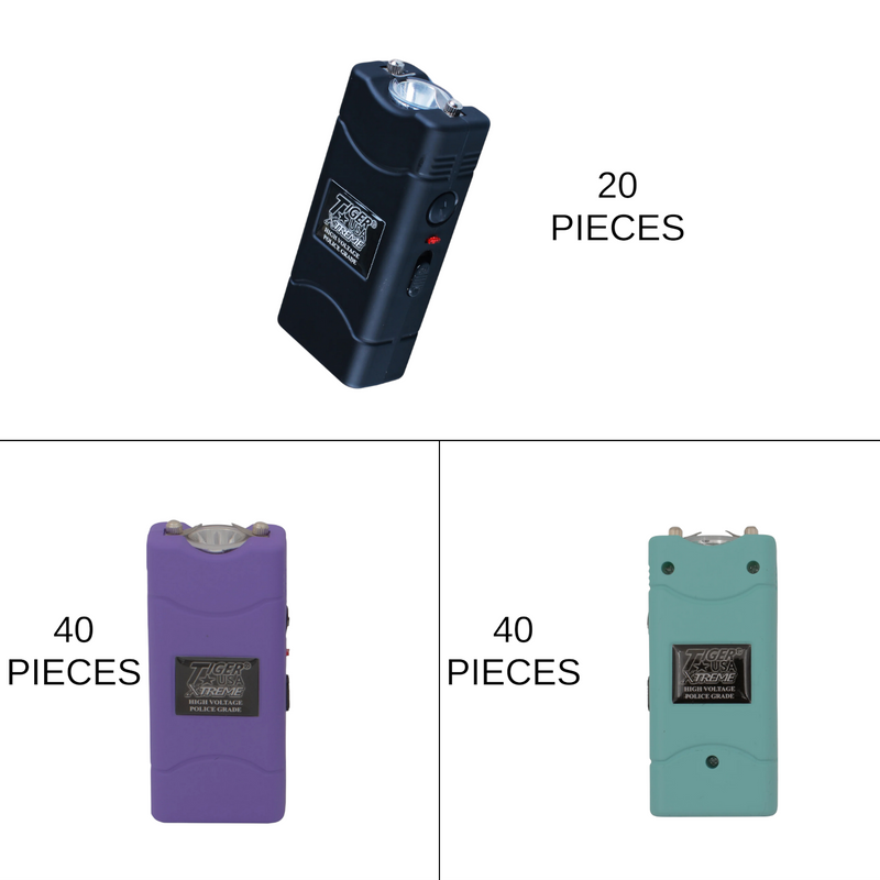 Small Quantum Tiger USA Xtreme Stun Gun 96V with Nylon case  (Case Bundle )