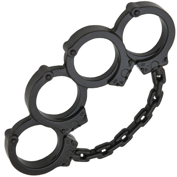 Tiger Tactical Outlaw Handcuff Brass Buckle Belt Buckles - Black (Plain Handcuffs), , Panther Trading Company- Panther Wholesale