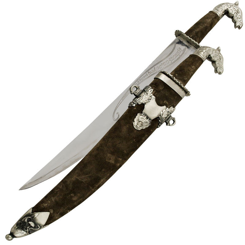 23 Inch Fantasy Warrior Horse Sword w/ Scabbard, , Panther Trading Company- Panther Wholesale