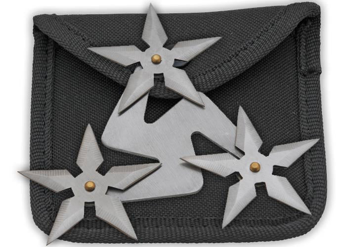 3 Blade Spinning Stars - Silver – Panther Wholesale