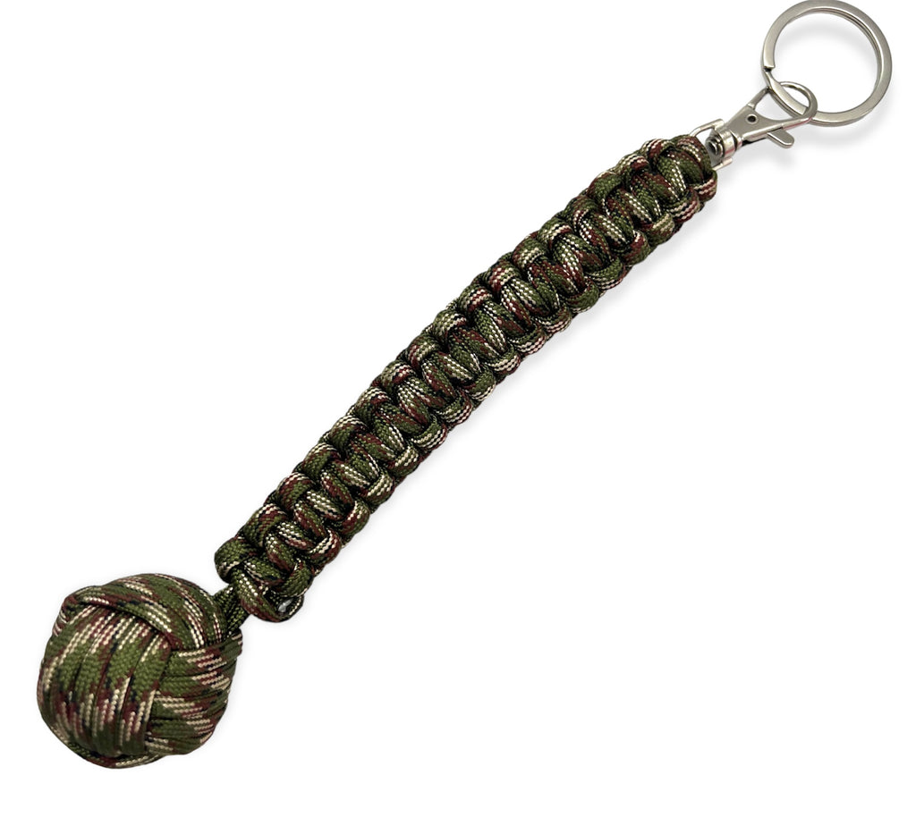 Small Monkey Fist Public Safety Keychain - Camo X12