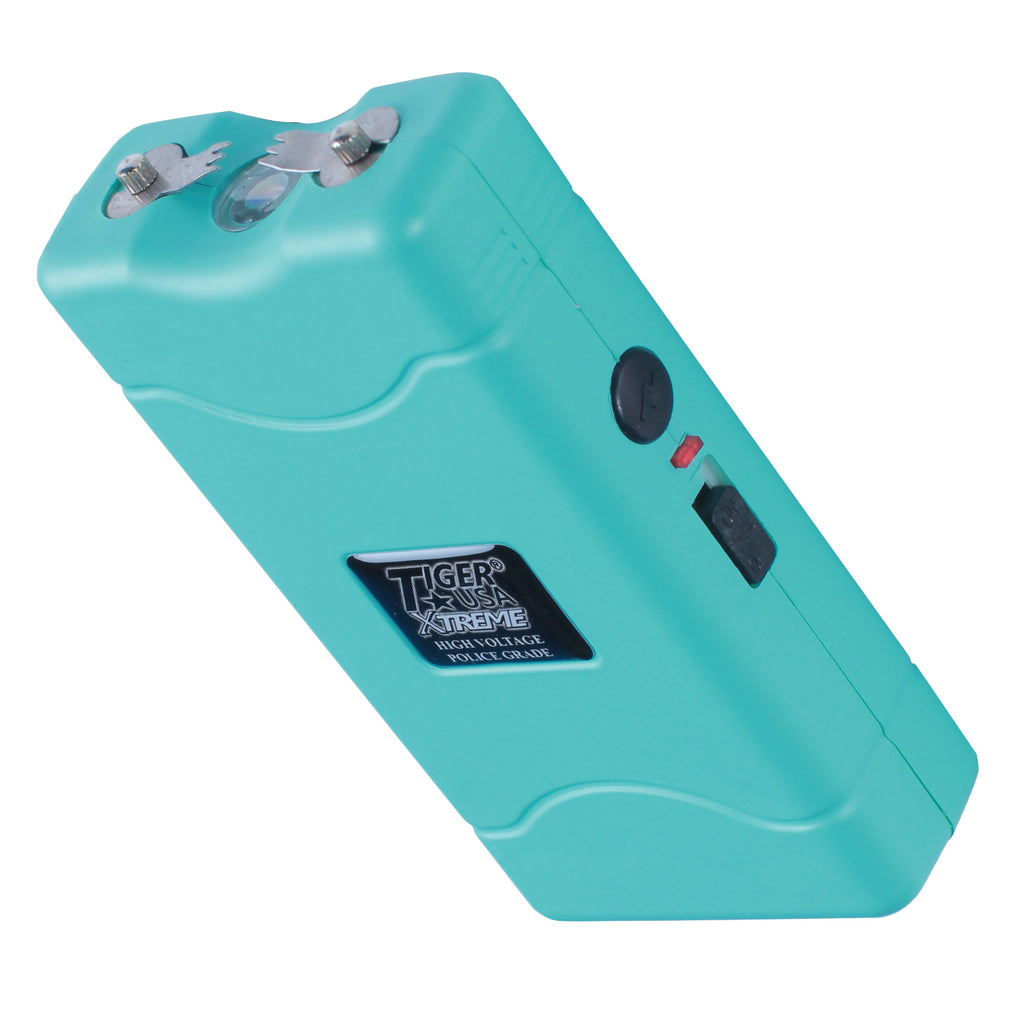 96 Mill Tiff Blue Rechargeable Stun Gun & Flash Light