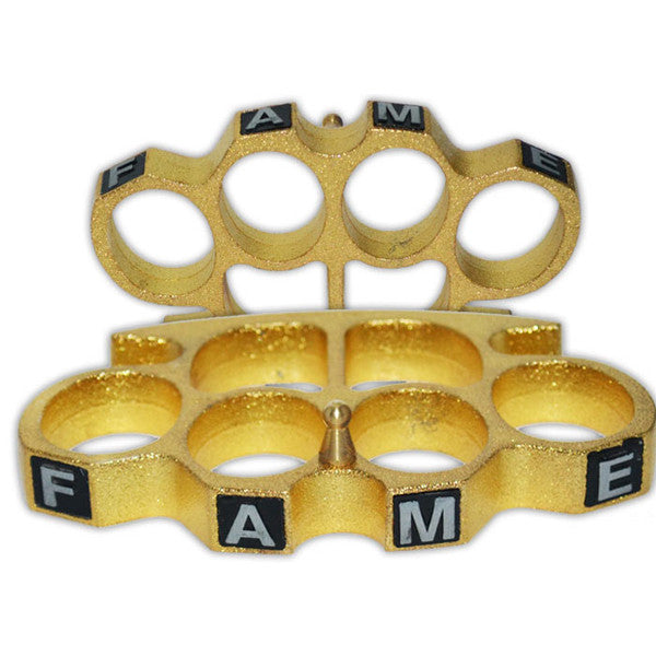 Tiger Tactical Gold FAME Heavy Duty Belt Buckles/Paper Weights, , Panther Trading Company- Panther Wholesale