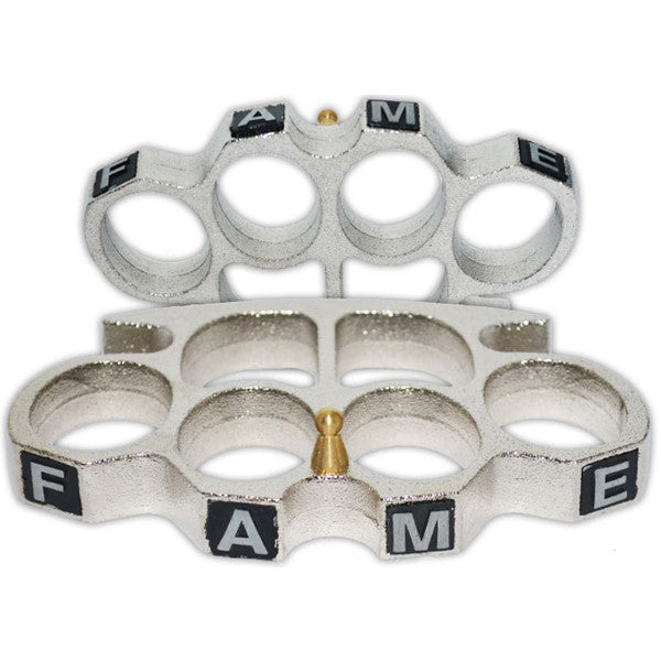 Tiger Tactical Silver FAME Heavy Duty Belt Buckles/Paper Weights, , Panther Trading Company- Panther Wholesale