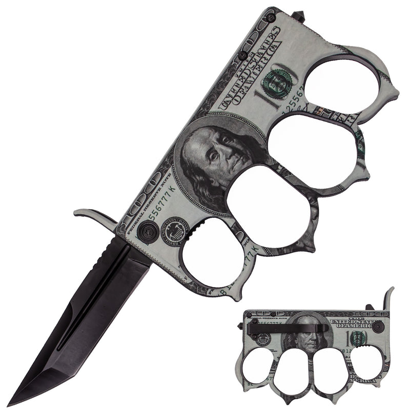 Tiger USA Trench Knife Tanto About The Benjamins