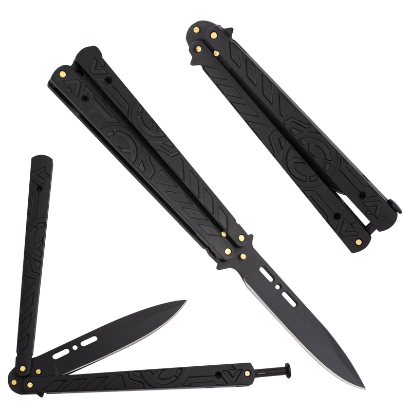 Overlook Flat Black Batangas Knife- Folding Knife