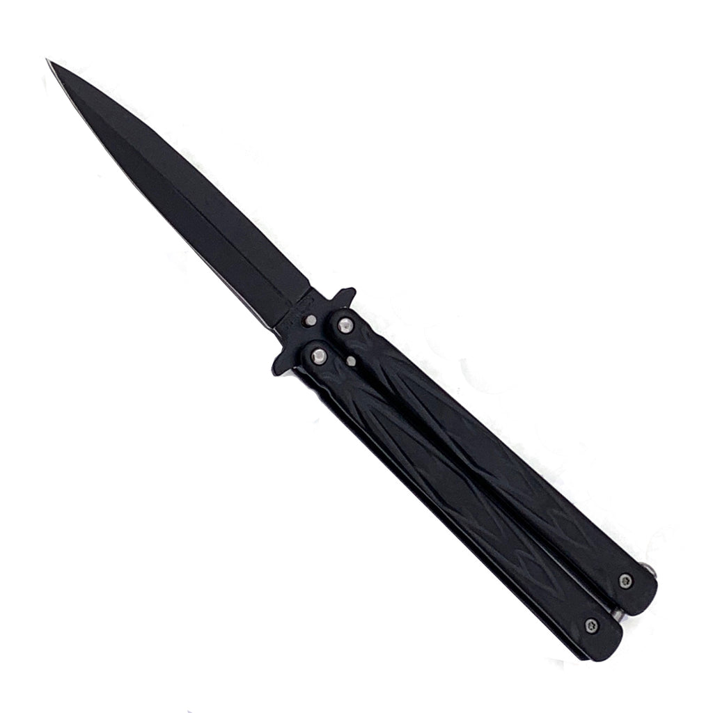 Heavy Duty Black Diamond Dagger Flip Knife
