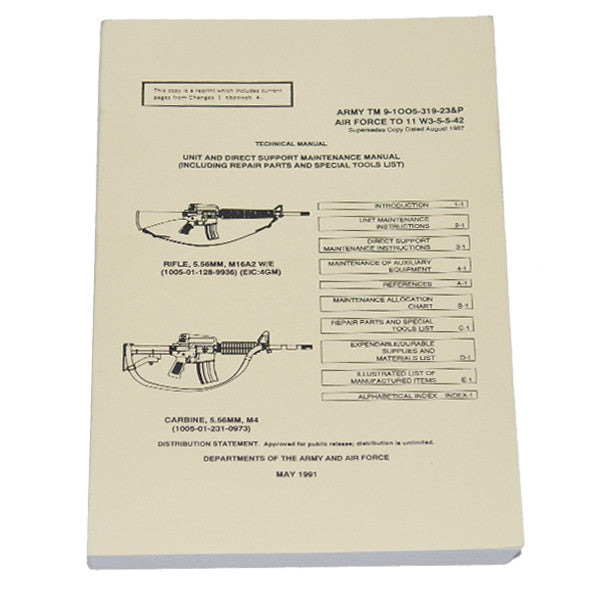 M16A2 Rifle & M4 Carbine (1991), , Panther Trading Company- Panther Wholesale