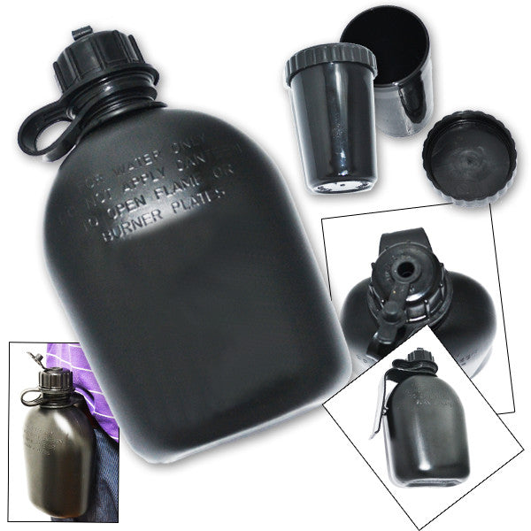 2 Piece Camping & Survival Canteen and Cup Set, , Panther Trading Company- Panther Wholesale